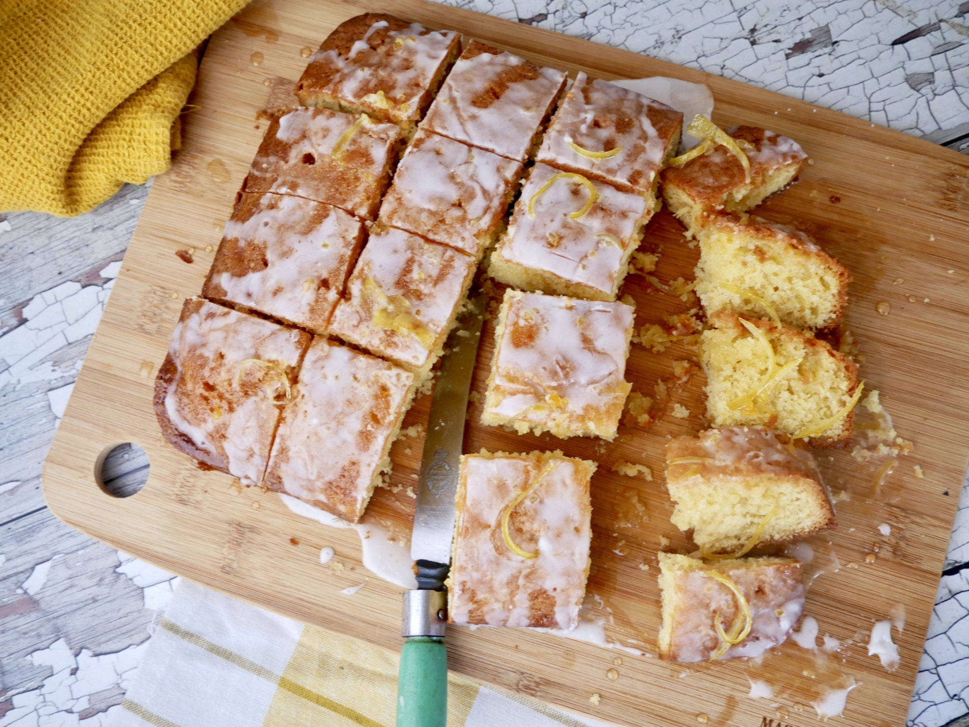 Lemon TrayBake Kevin Dundon online cookery courses