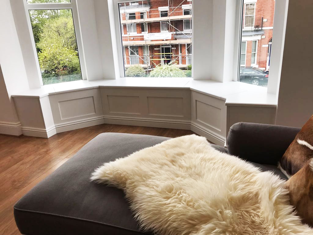 Bay Window Storage Stag Interiors of Derbyshire