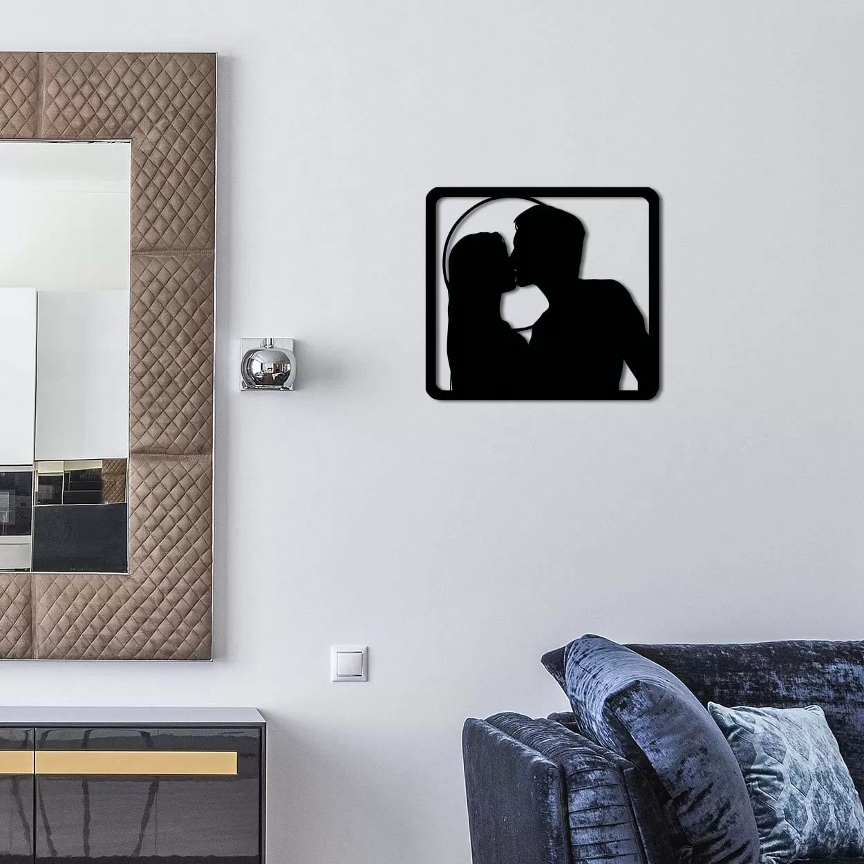 Kissing Couple Wall Art STAGUM