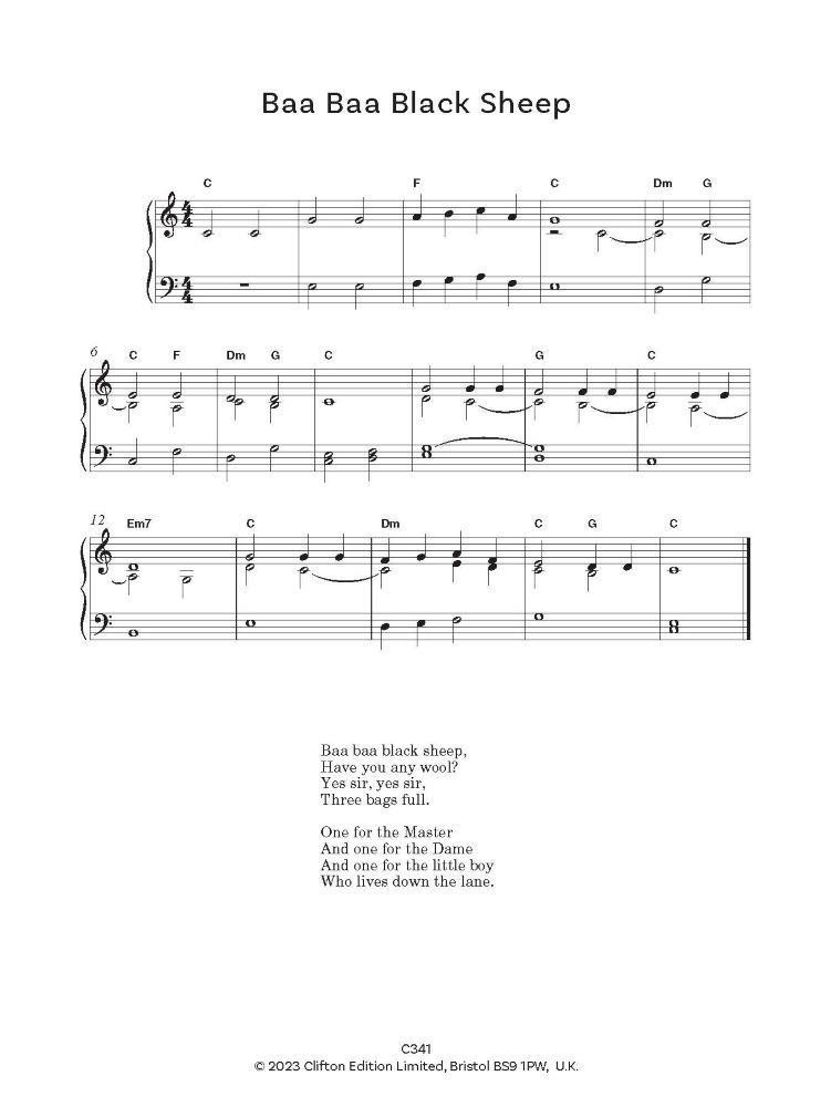 Simplest Nursery Rhymes. Piano Stainer & Bell