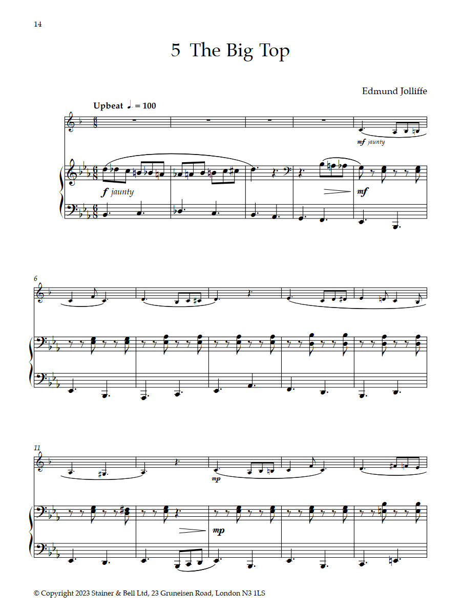 Jolliffe, Edmund Flying High. & Piano Stainer & Bell