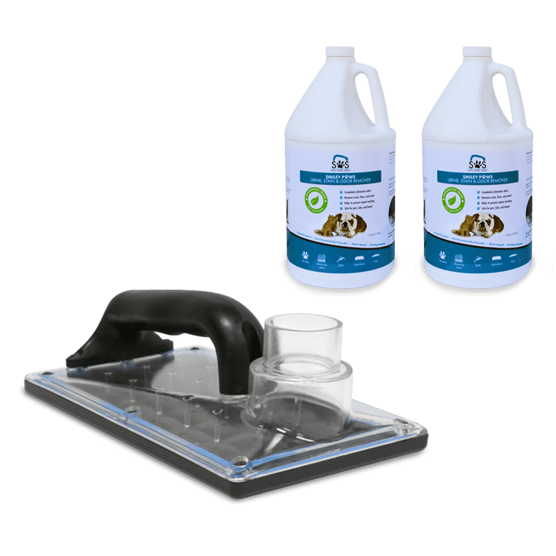 SOS Extraction Tool & 2 Gallon Smiley Paws Stain Remover StainOut System