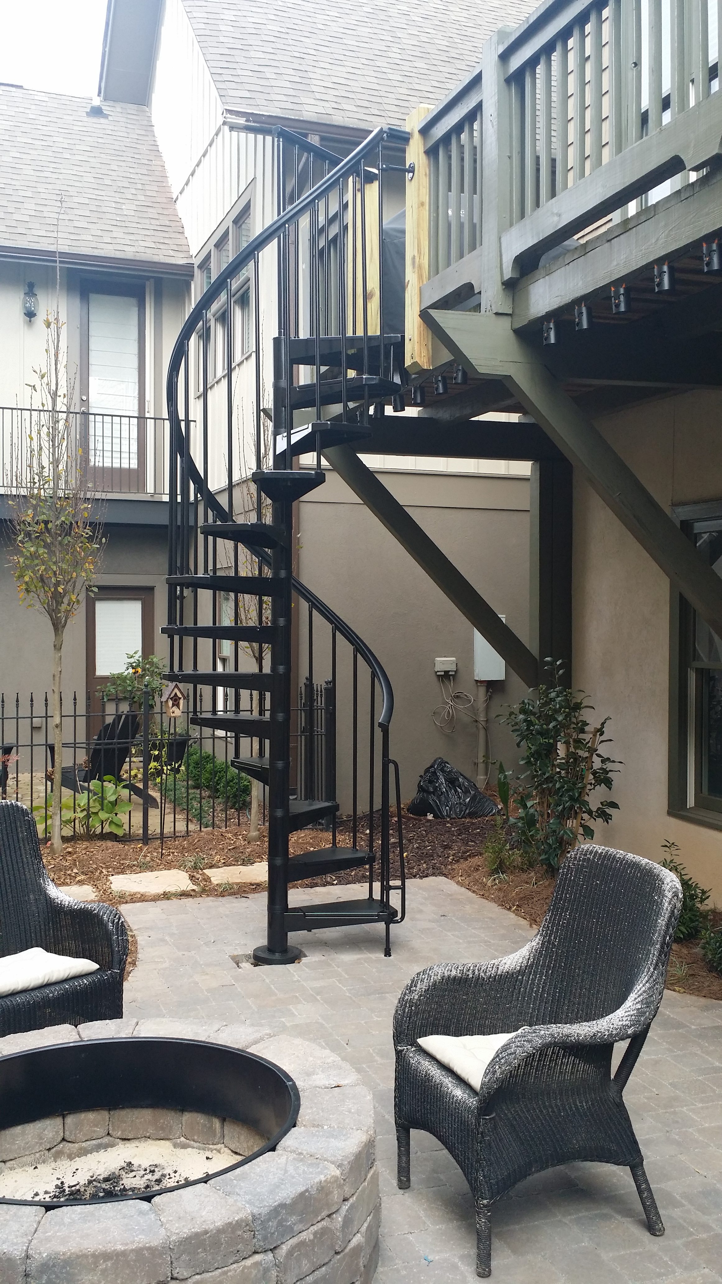 Rintal Exterior Spiral Stair Kit Stair Solution
