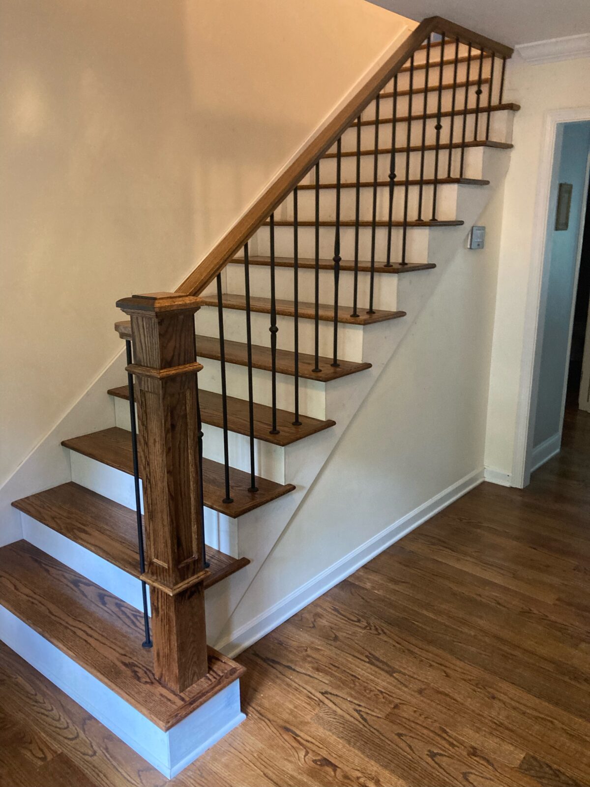 Handrail to Ceiling Stair Solution