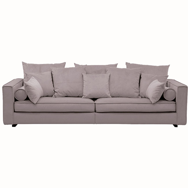Carrie 3 5 Sits Soffa Soffa Carrie Tyg Meda Dusty Pink Stalands Stalands