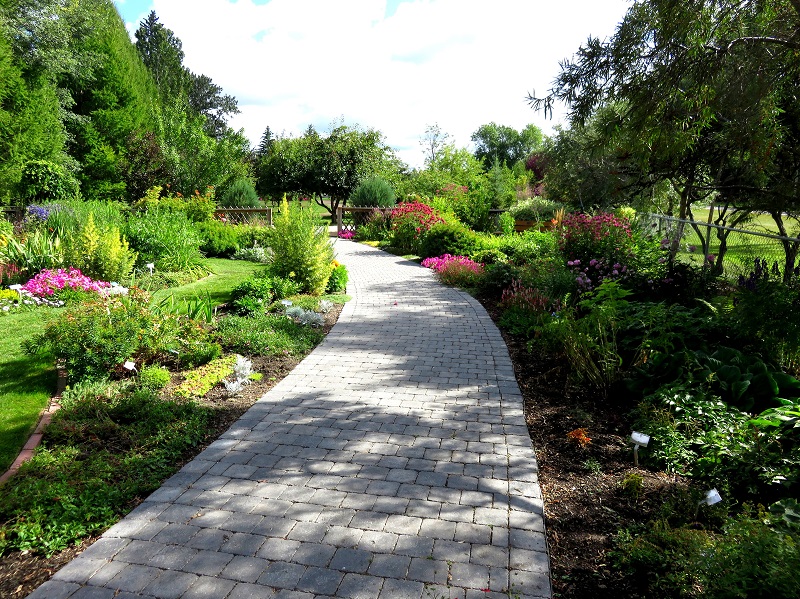 West Park Engraved Brick Pathway St. Albert Botanic Park