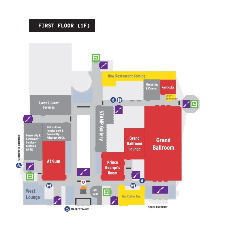 Building Map Adele H. Stamp Student Union