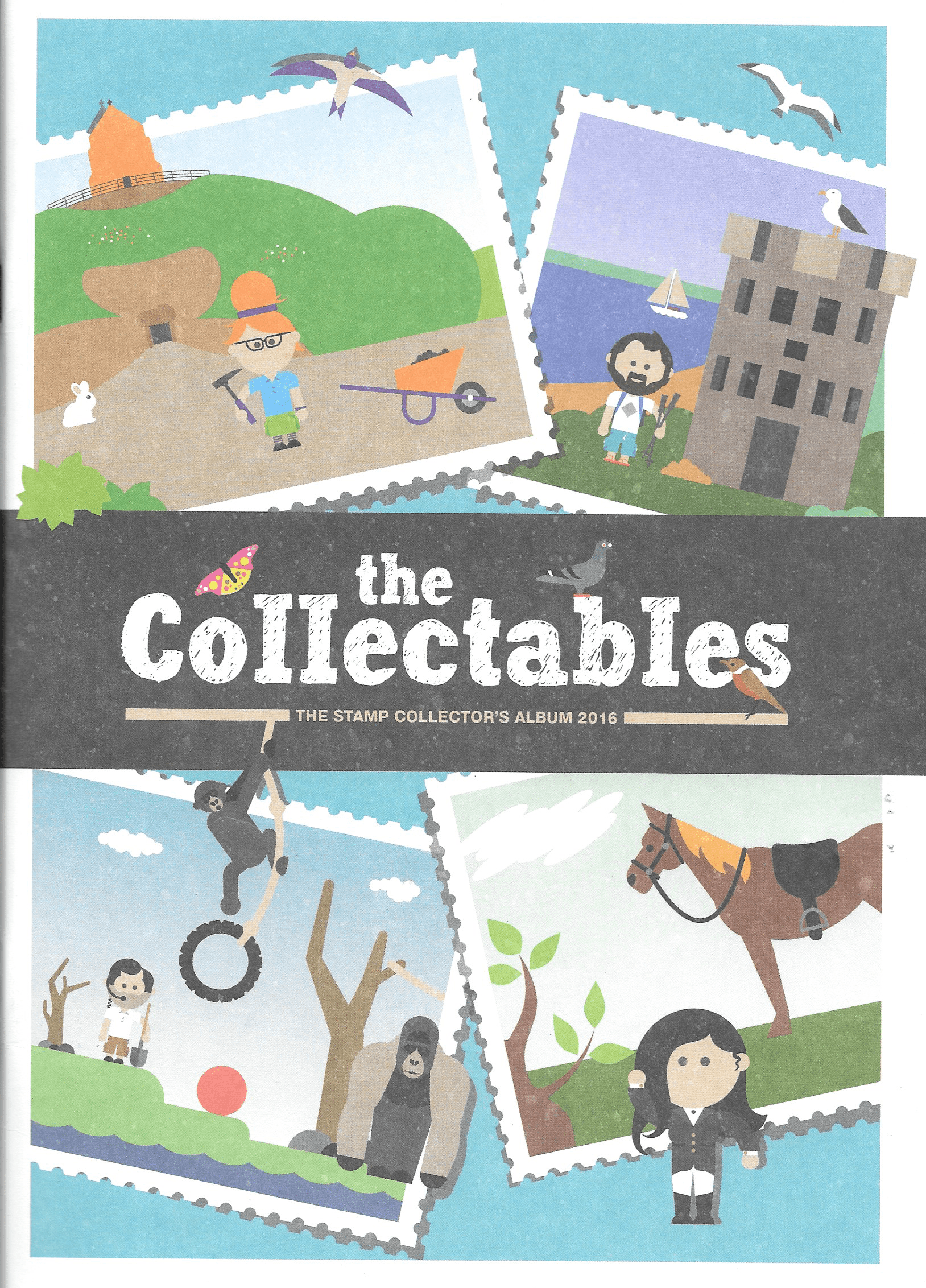 Jersey Post launch Collectables Album Stamp Active