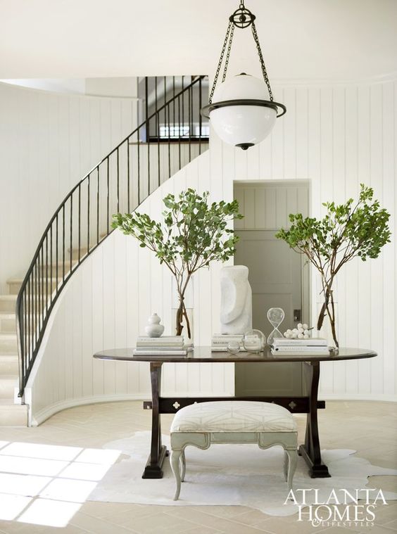 How to Style a Round Entry Table STEP BY STEP GUIDE + 10 Photos