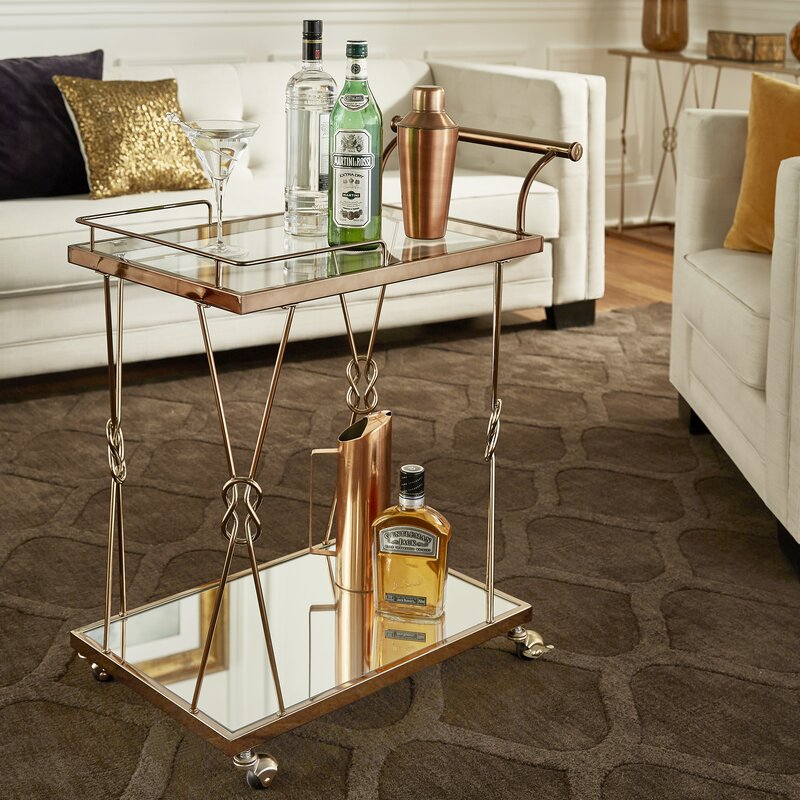 Must Have Gold & Acrylic Bar Carts You Need to Buy Right Now