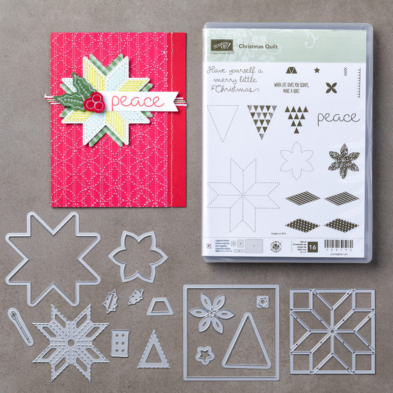 I'm Dreaming of a Quilted Christmas! Stampin' Pretty
