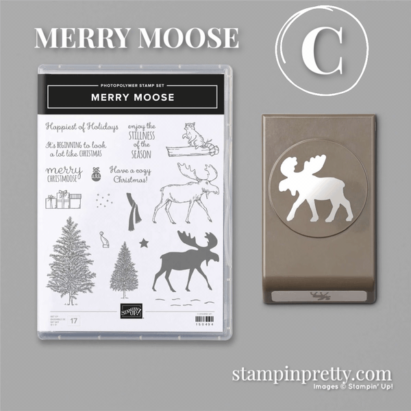 Stampin' Up! Merry Moose Holiday Card