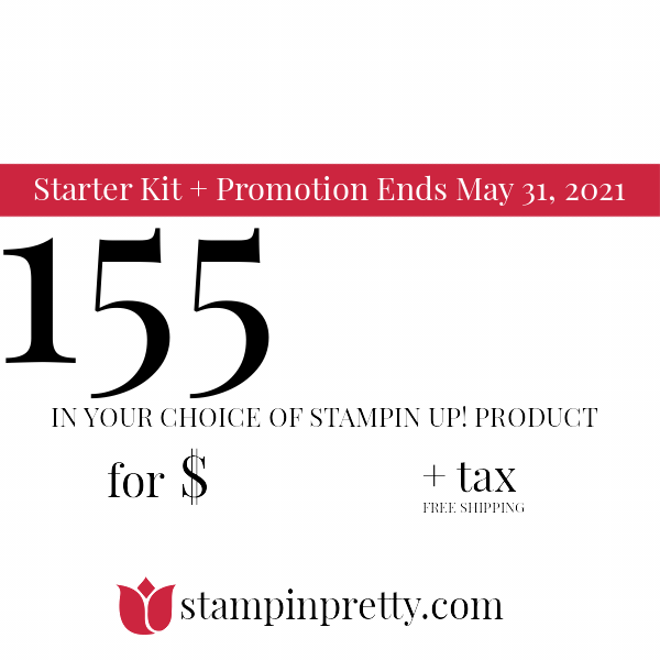 Stampin' Up! Wrapped Bouquet Thanks Friend Card