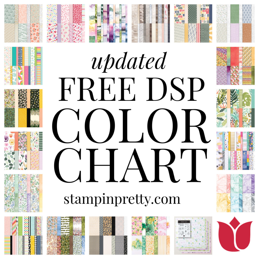 Meet the NEW Designer Series Paper & UPDATED Color Charts Stampin' Pretty