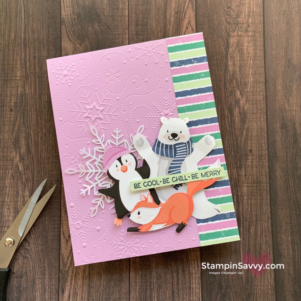 Penguin Place Playmates! Cute Critters Card - Stampin' Savvy