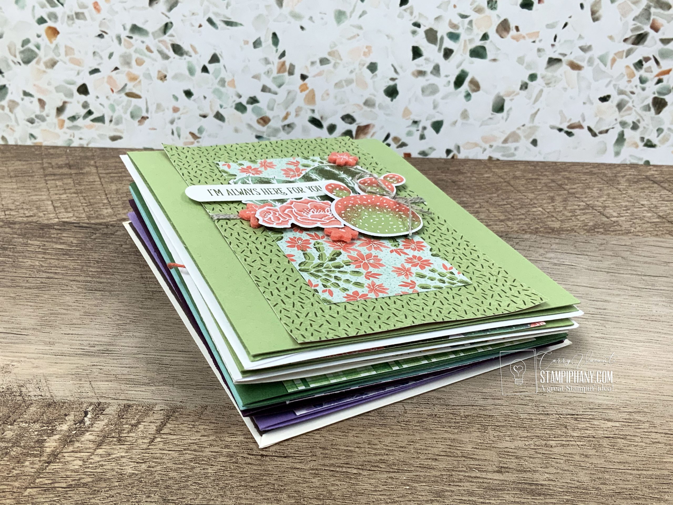 Creative Therapy Zooms by in January. Stampiphany