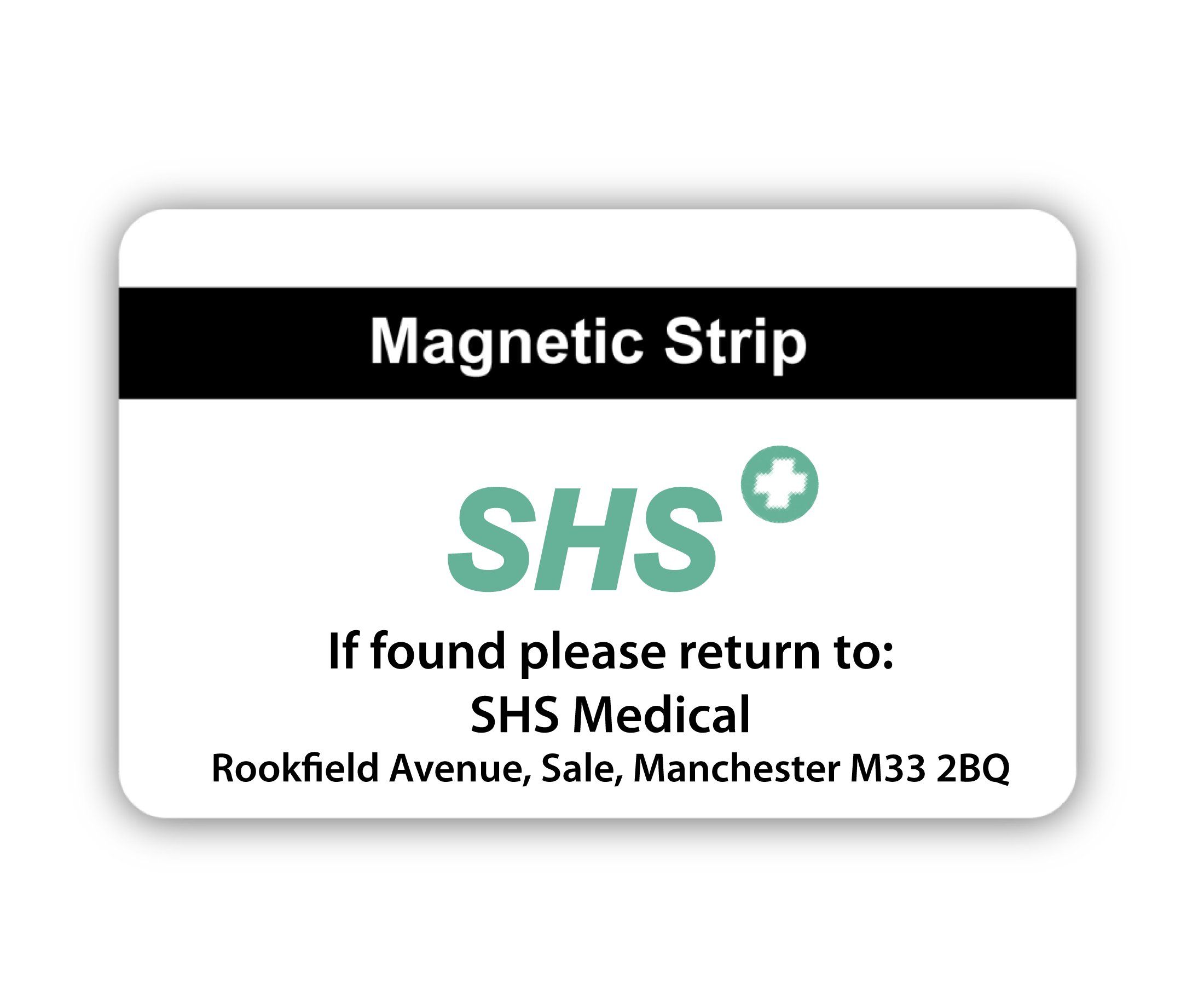 Double sided identity cards. Stamp Name Badges