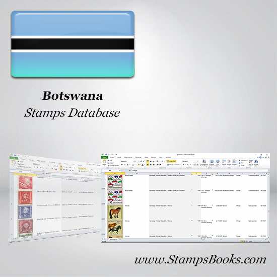 Botswana Stamps DataBase 19662022 StampsBooks