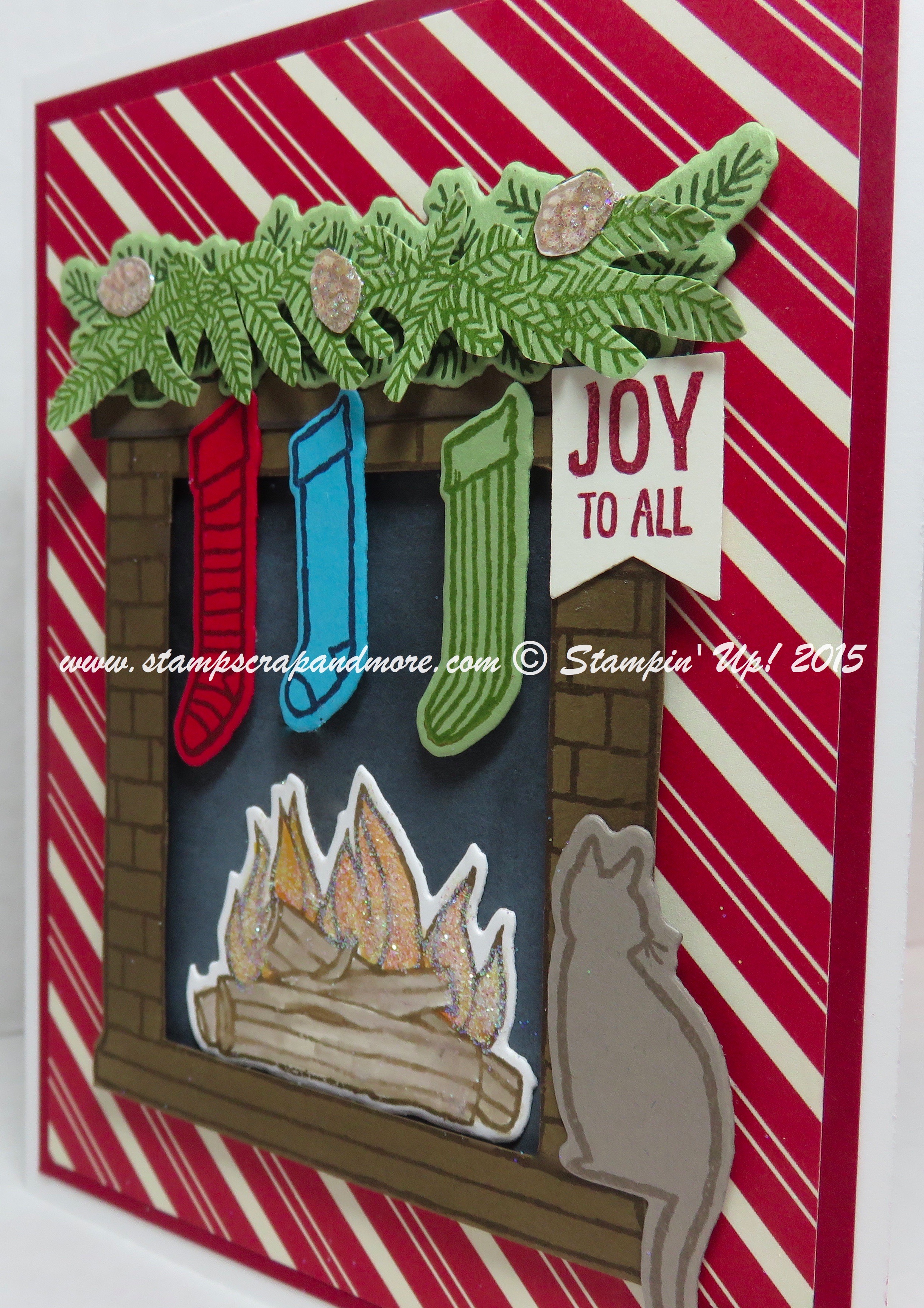 Festive Fireside Christmas Card