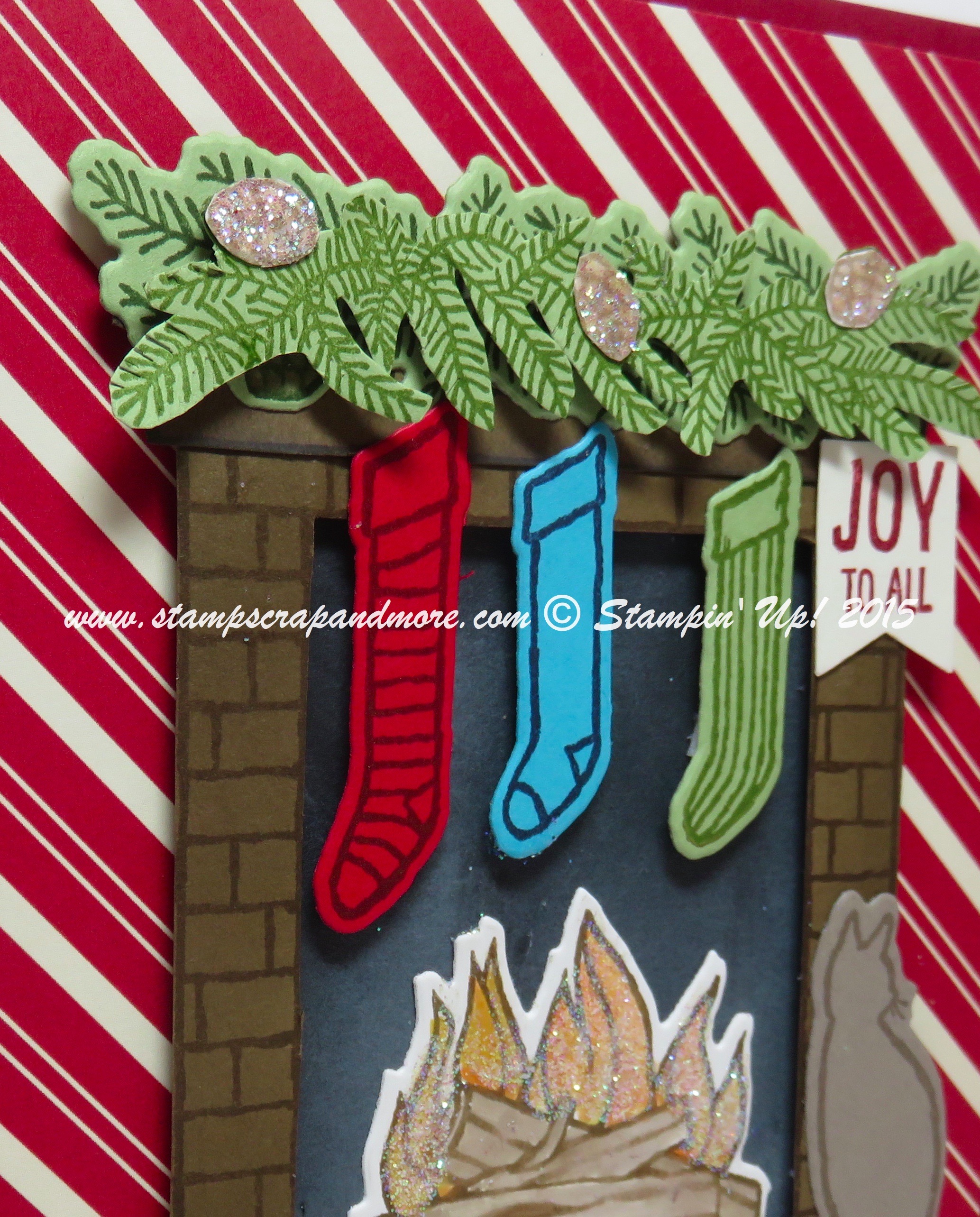 Festive Fireside Christmas Card