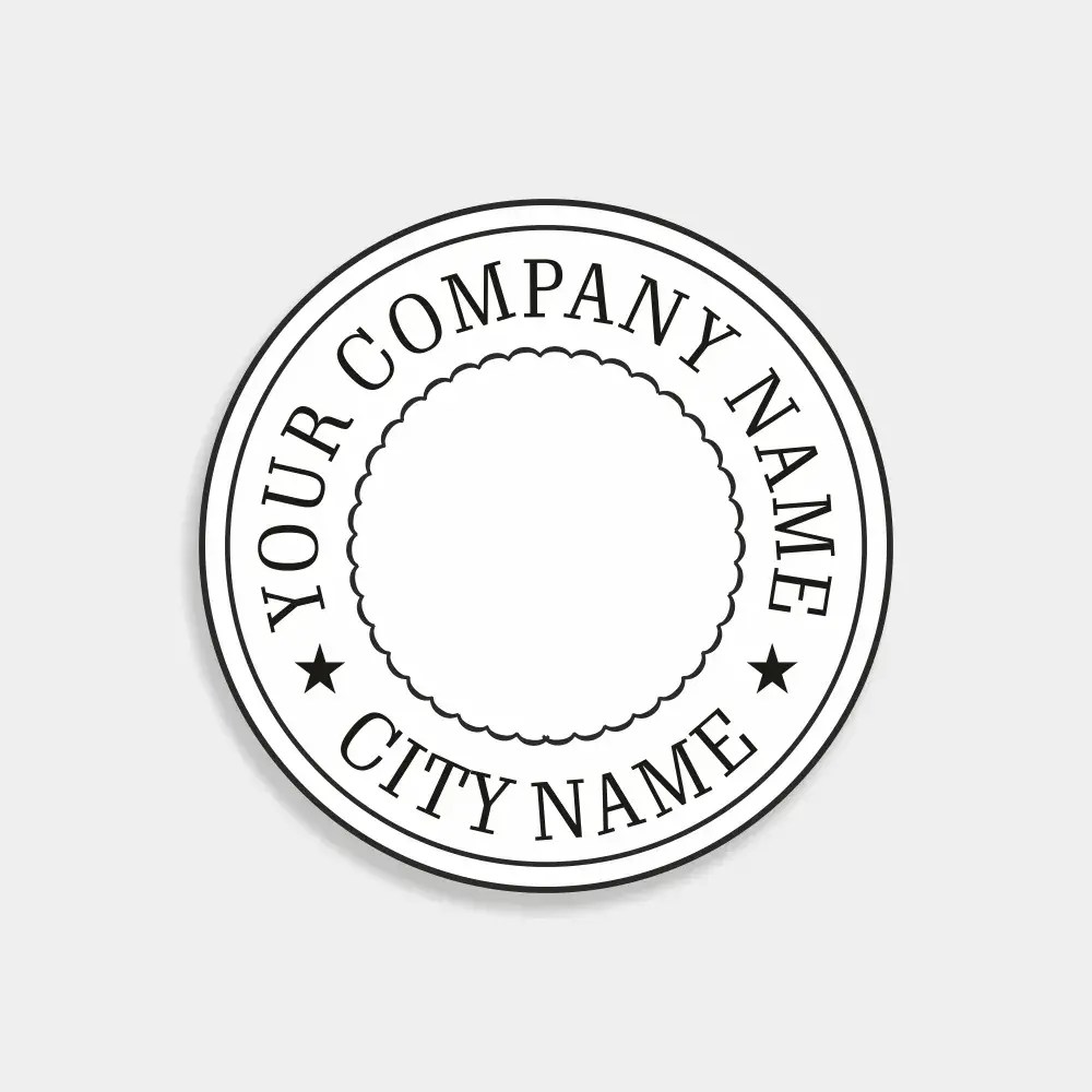 Customised Round Stamp I Company Stamp I Design your own