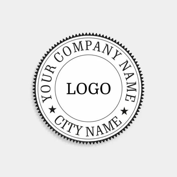 Customised Round Stamp I Company Stamp I Design your own