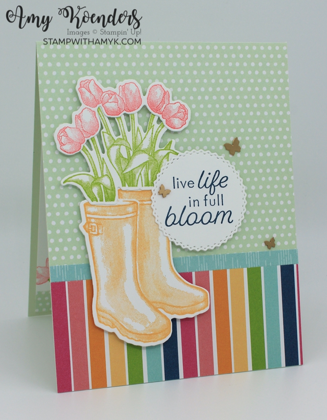 Stampin' Up! Flowering Rain Boots Life In Full Bloom Card