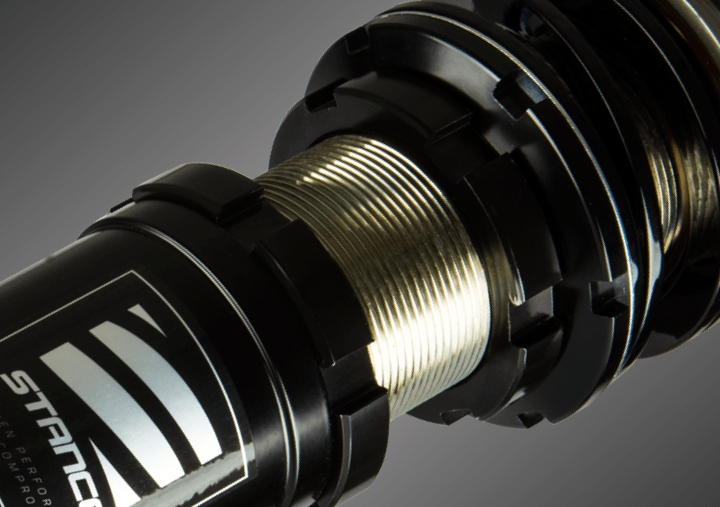 LockingCollarsOnCoilovers STANCE SUSPENSION