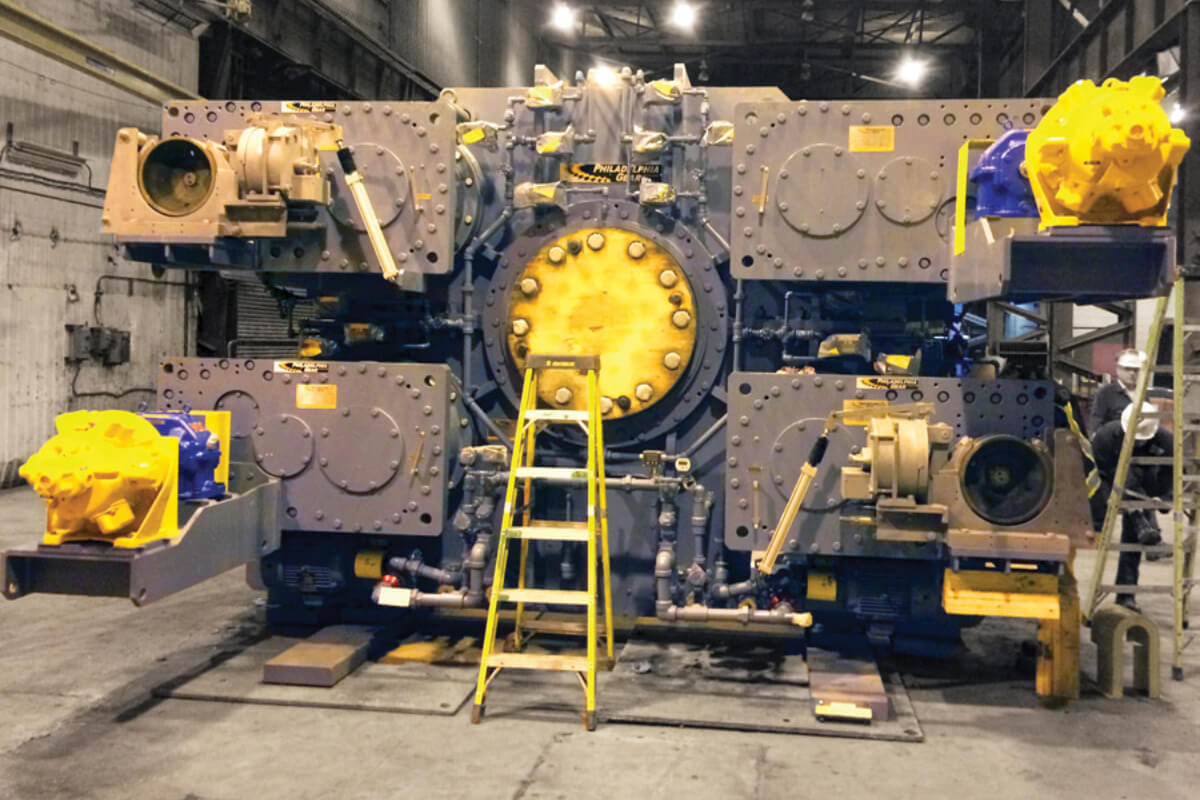 Repairing a Gear Drive for a Steel Mill Philadelphia Gear