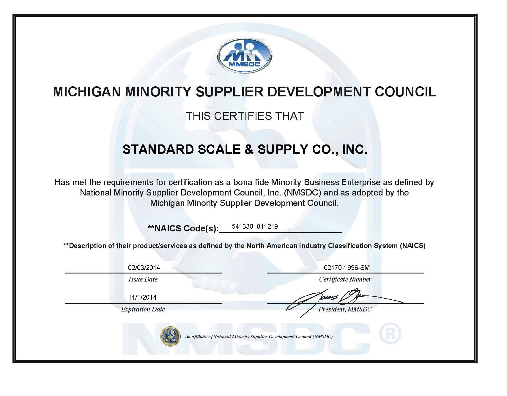 Standard Scale & Supply Company