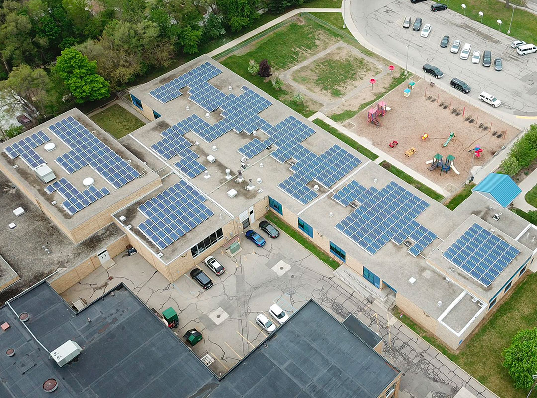 Flushing Community Schools Standard Solar
