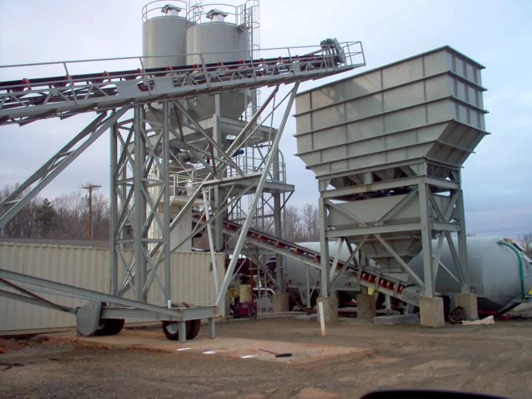 Aggregate Storage Bins with Tonnage Capacity from Standley Batch