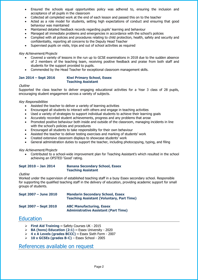 Cover Supervisor CV example + indepth guide [Land the best jobs]