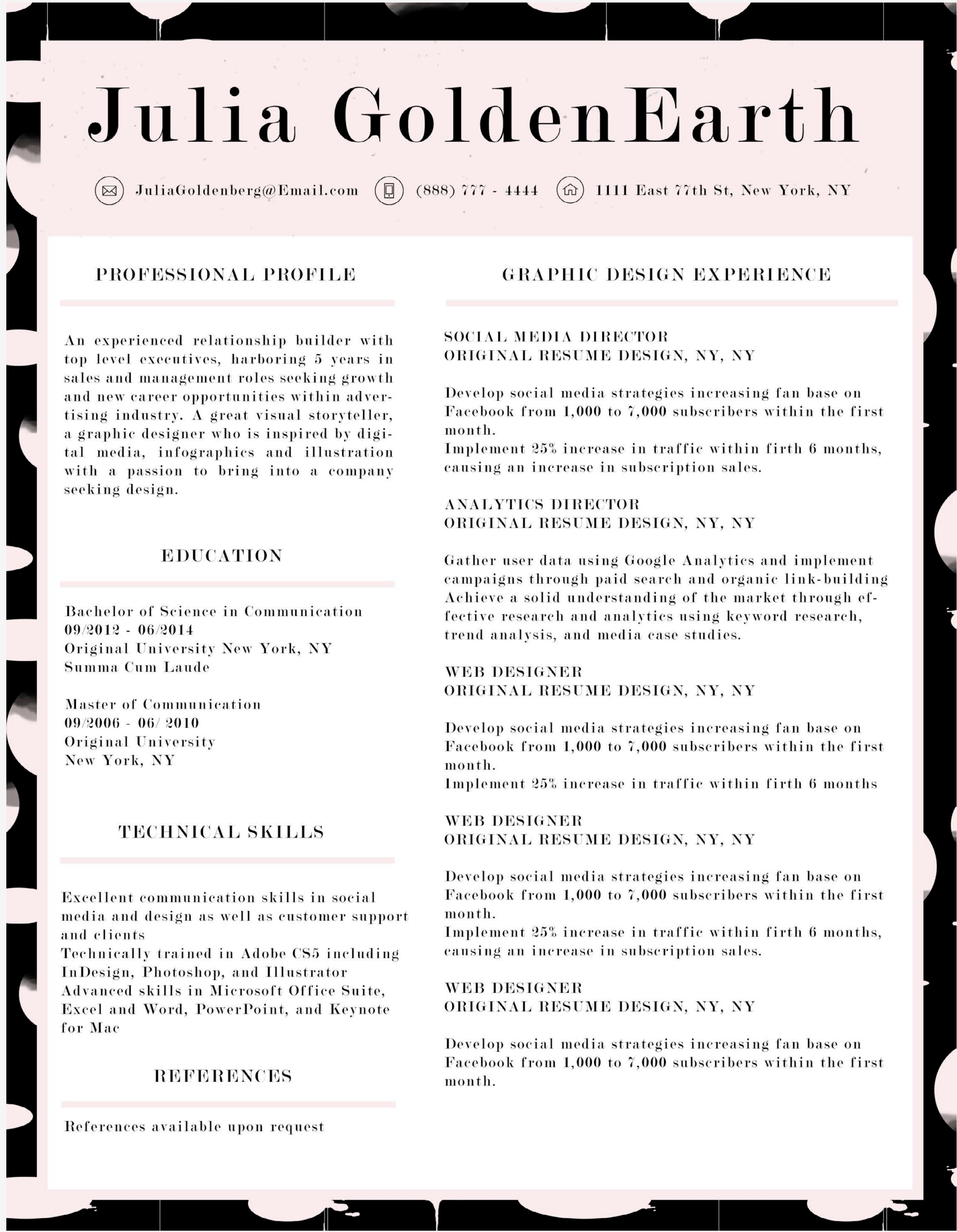 Job Winning Resume Templates for Microsoft Word & Apple Pages