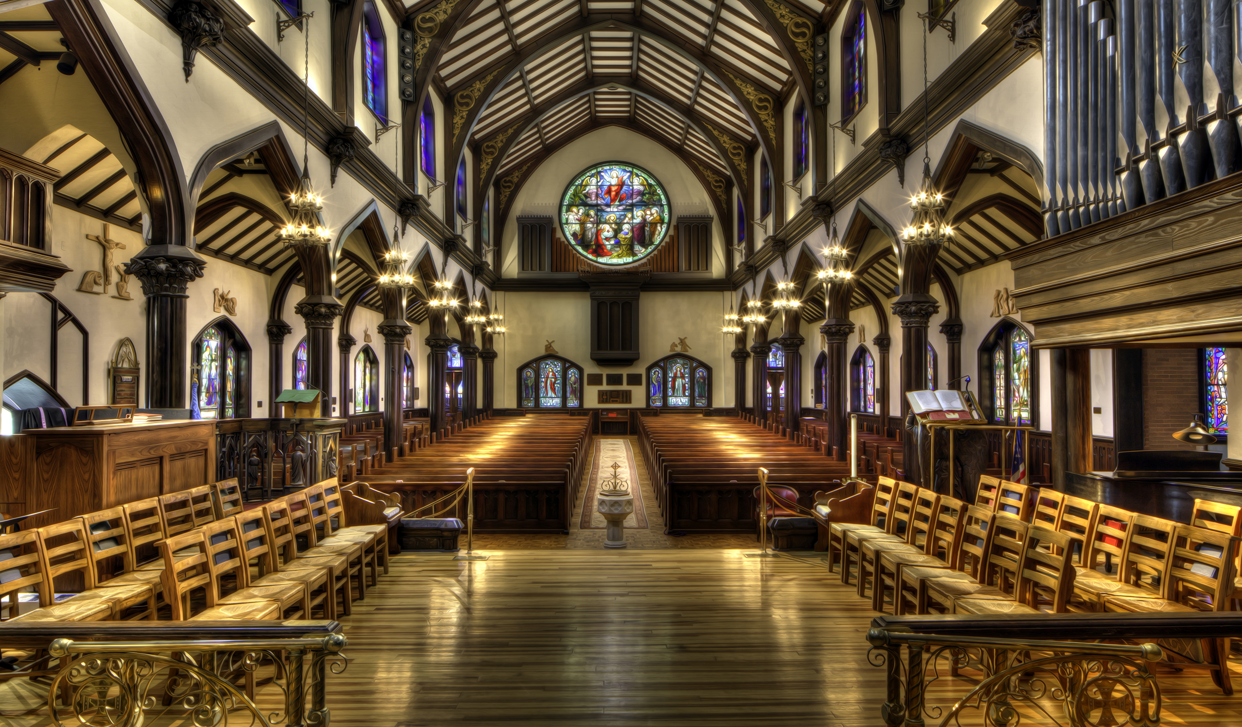 Nave St Andrews Cathedral Jackson MS St. Andrew's Cathedral