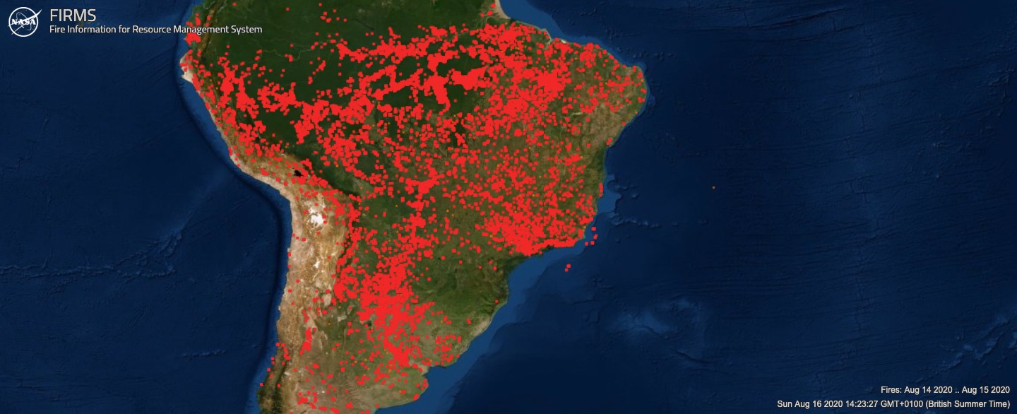 The Amazon Is Still Burning Here Is How You Can Monitor It Stanisland