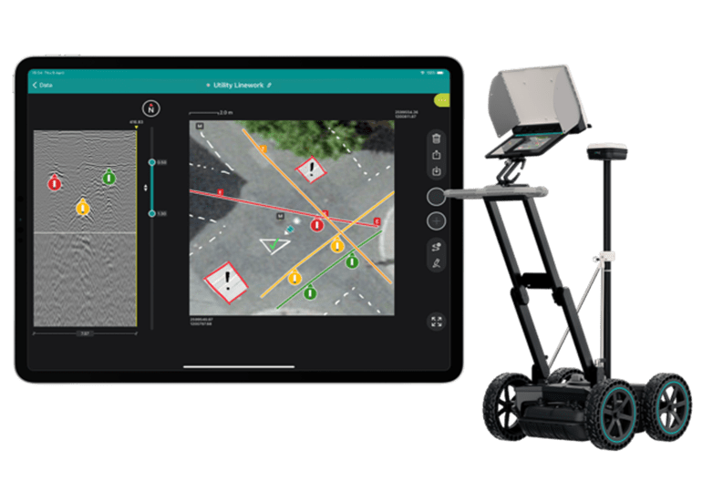 Comprehensive mapping of buried utilities with AR