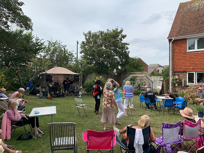 Blues in the Rectory Garden 2019 St Anne’s Church East Wittering