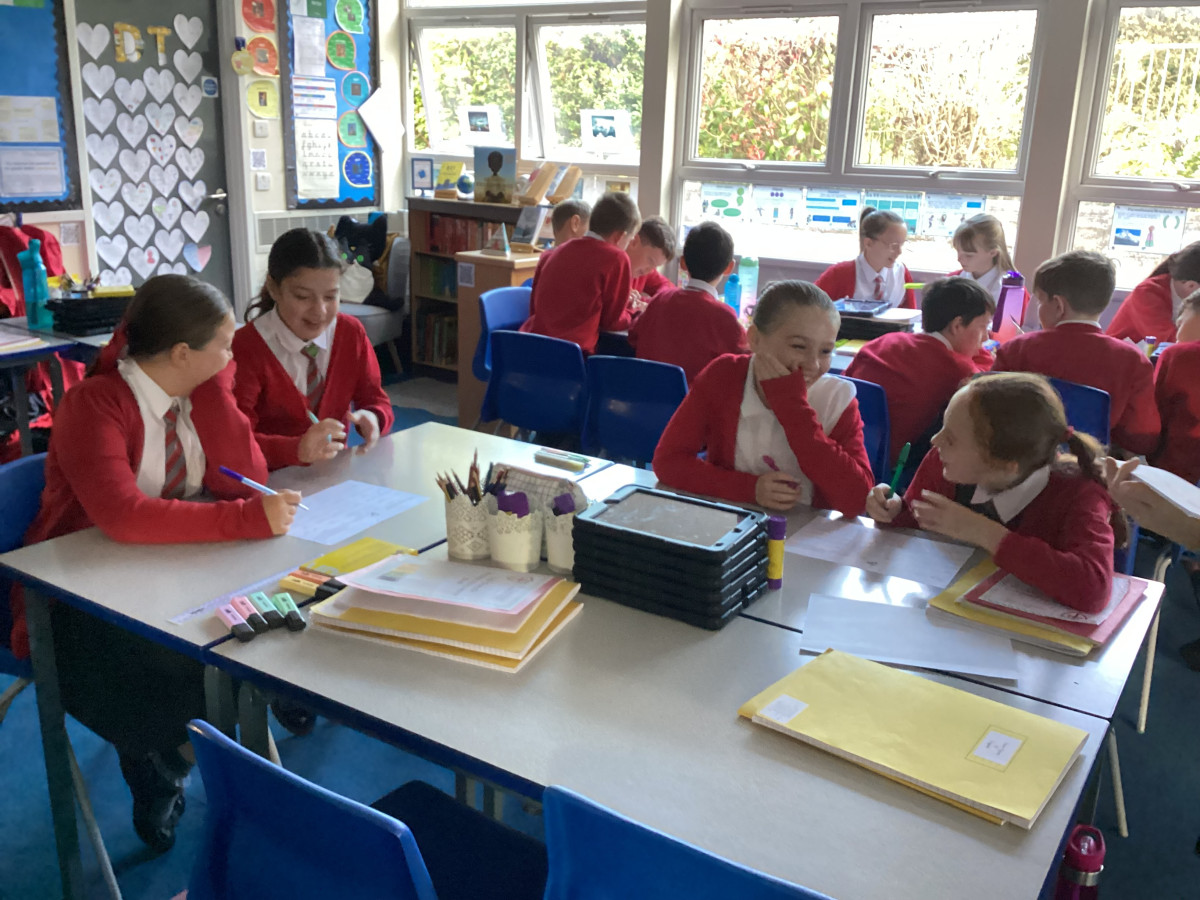 Year Six had an intense game of ‘Tick me Quick’ to revise Spanish