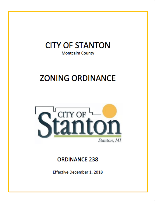 Zoning City of Stanton