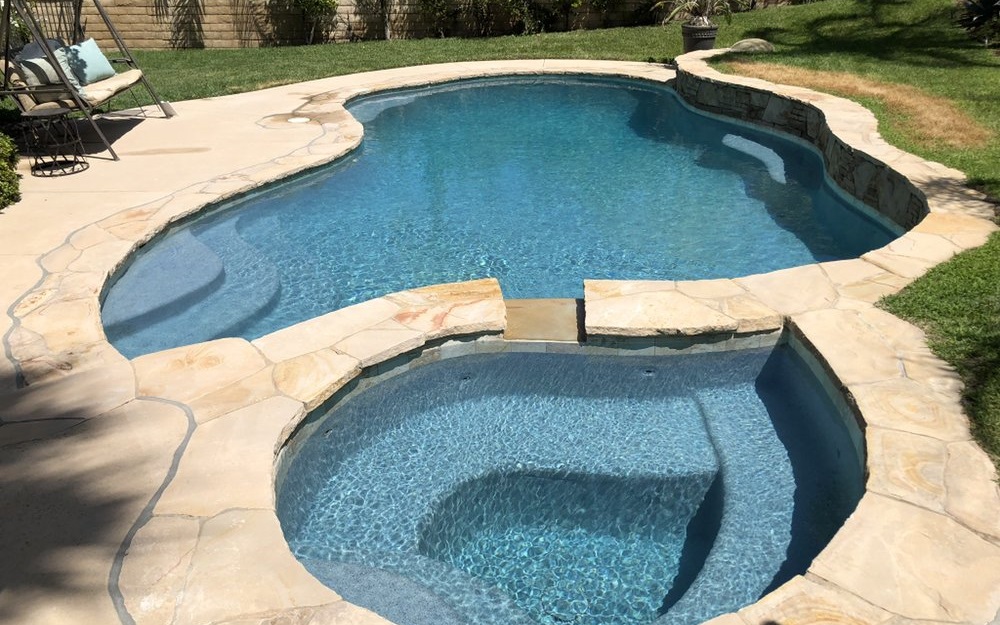 Pool Resurfacing in Porter Ranch Pool Project Portfolio Stanton Pools