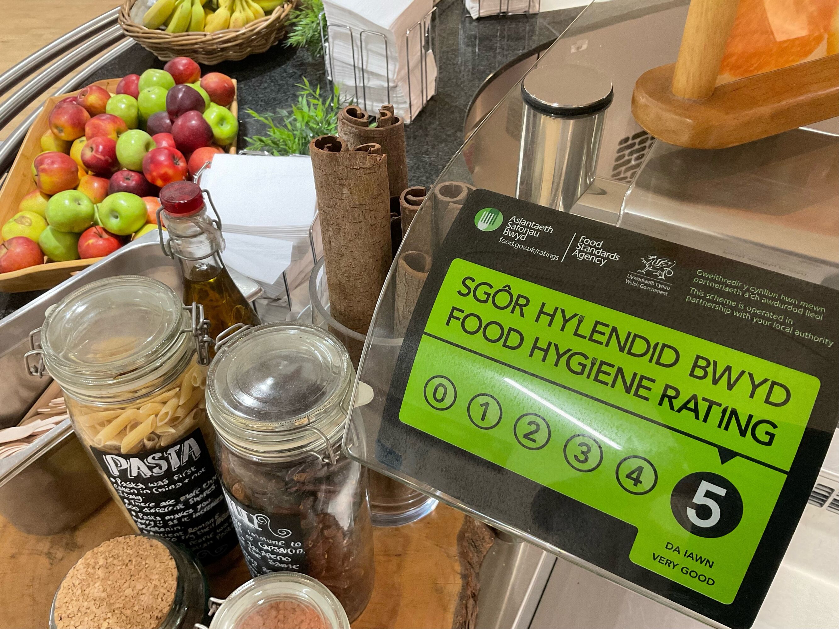 Stanwell's Food Hygiene Rating News Ysgol Stanwell School