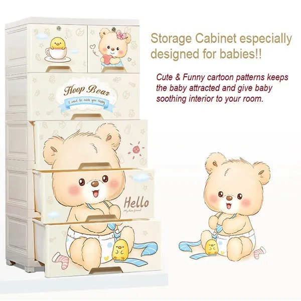 Smart Storage Almirah cupboard for newborn baby kids