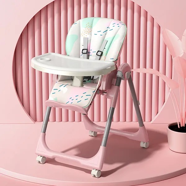Buy Luxury Infant/Baby High Chairs Online India, Pink StarAndDaisy