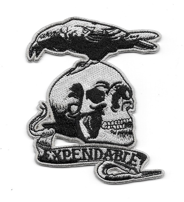The Expendables Movie Skull And Crow Team Logo Embroidered Patch | Starbase Atlanta 658_x_600_jpg