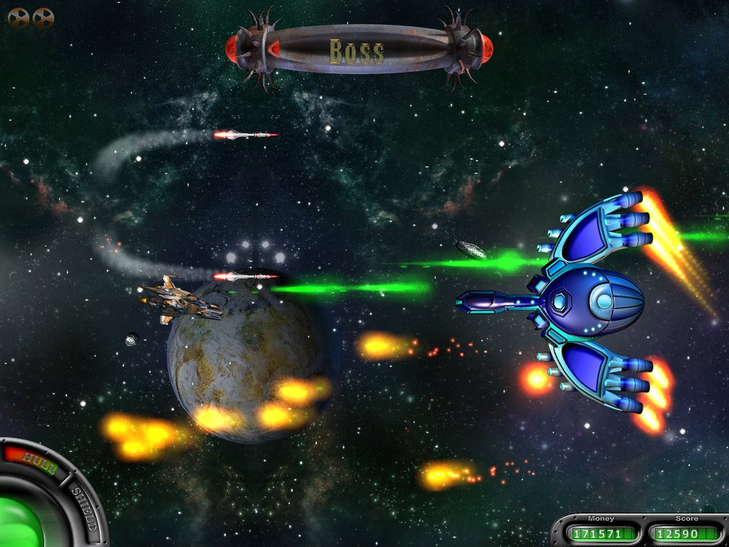 StarBlaze 2 screenshots, see this space shooter arcade game in action