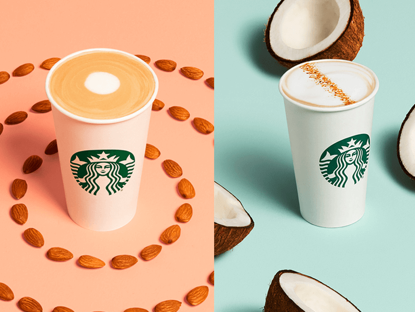 Starbucks coconut milk vs. almond milk starbmag