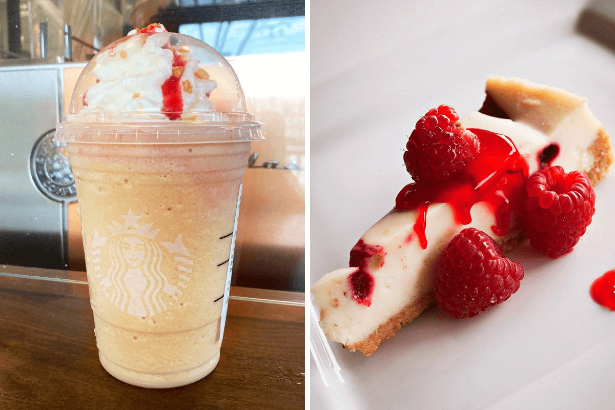 Starbucks Secret Menu Raspberry Cheesecake Frappuccino starbmag