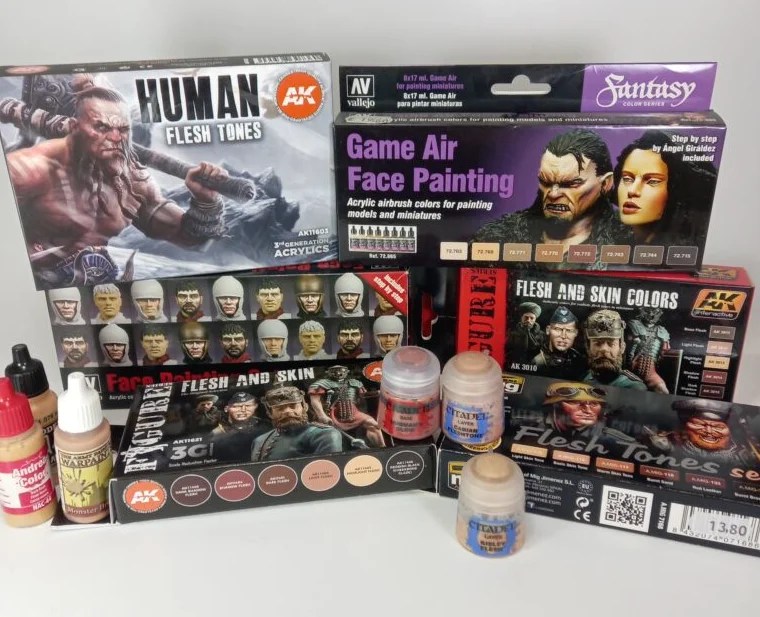 Painting Skin Tones Miniatures Guide STARBRUSH STUDIO