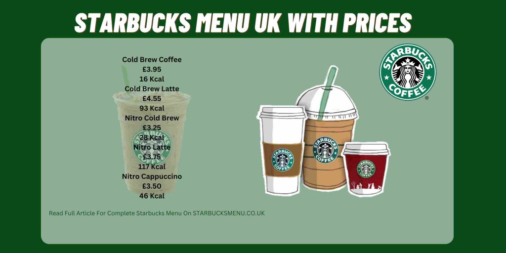 Starbucks Menu UK Starbucks Coffee Prices 2024 ️